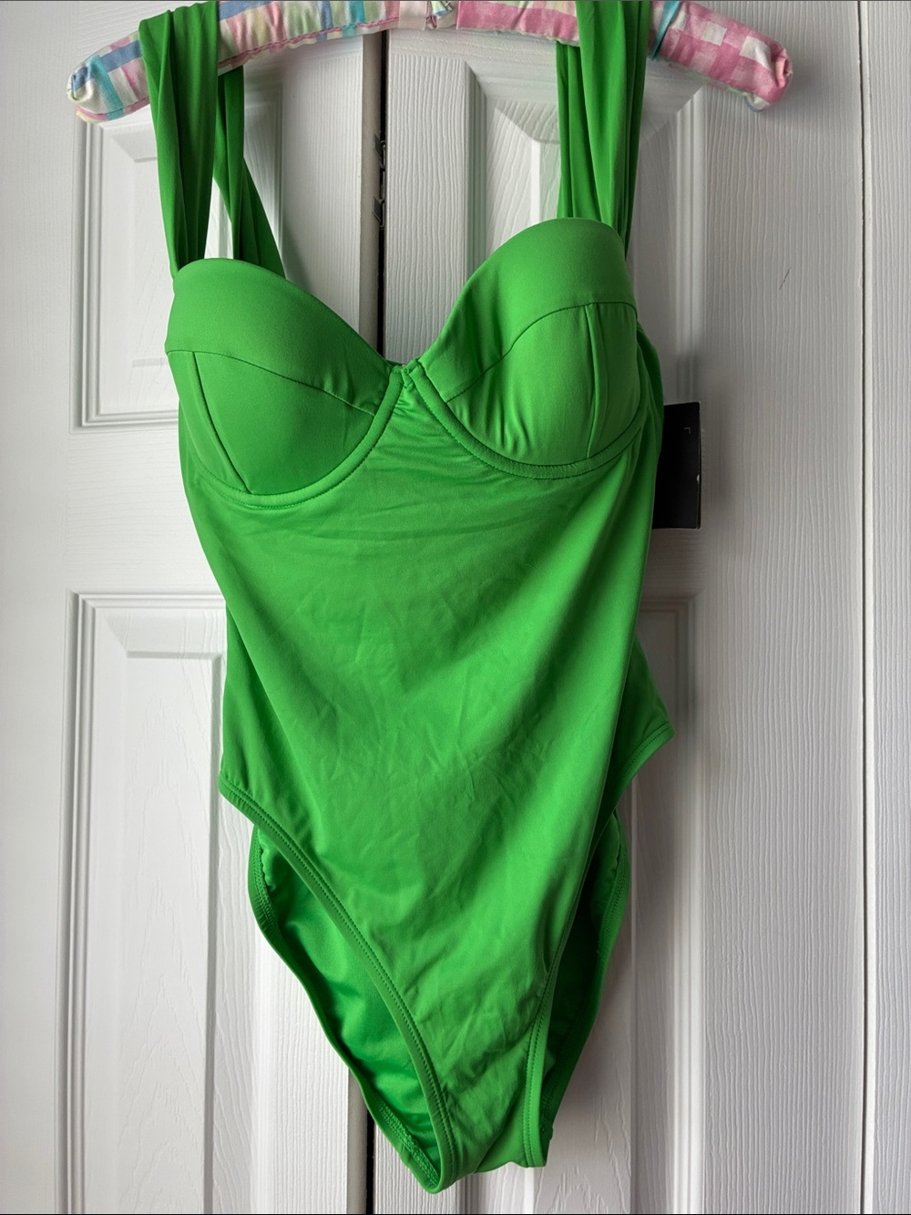 NWT kate spade Bright Green One-Piece Swimsuit - Picture 1 of 7